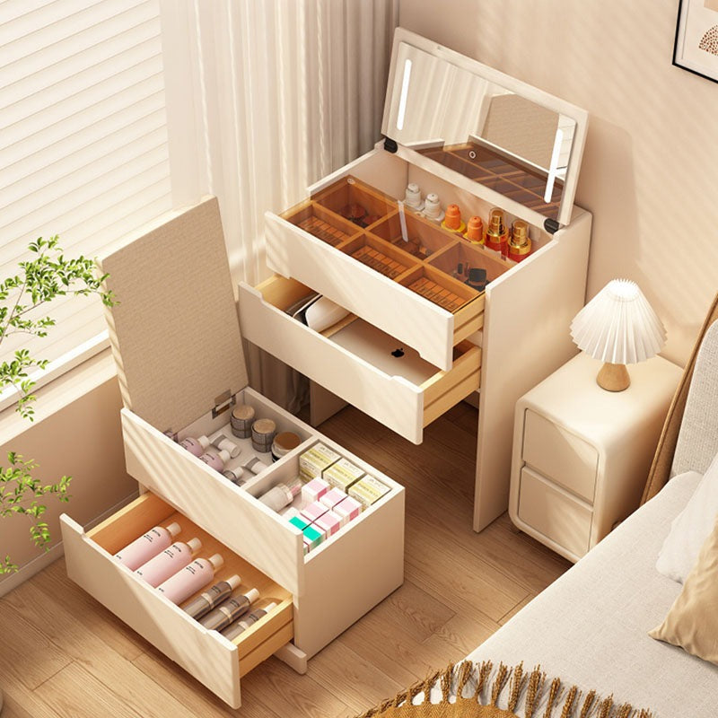Luxurious Cream Dressing Table with Storage Stool dressing table chair | Rit Concept Luxurious Cream Dressing Table with Storage Stool dressing table chair | Rit Concept