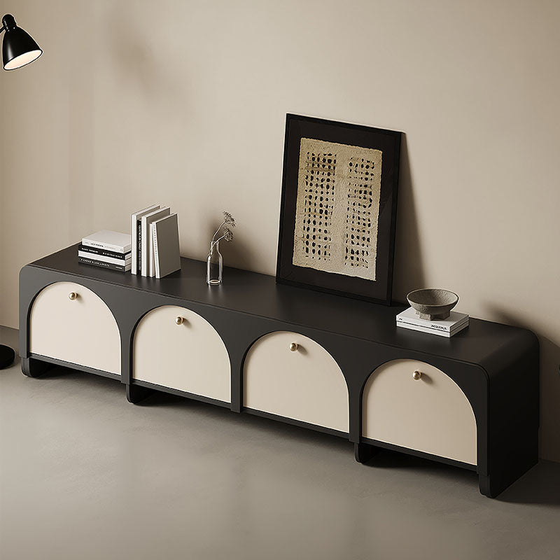 Terri TV Stand storage detail and media unit finish