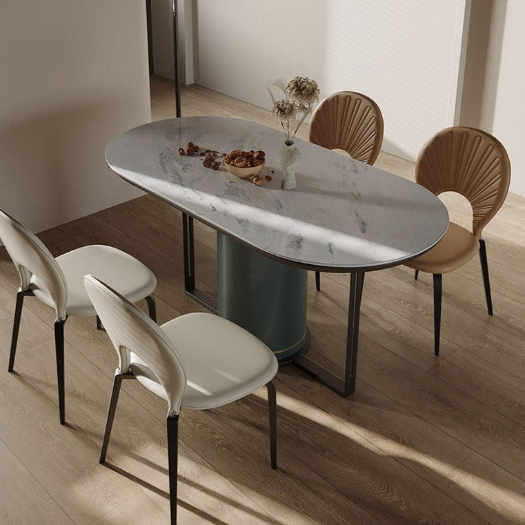 Sibyl Dining Table, Marble Top-Rit Concept-Rit Concept