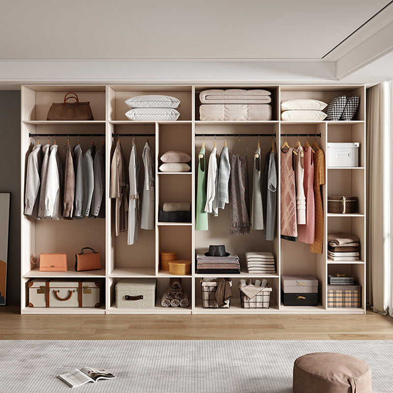 Sid Wardrobe, Creamy White, Style B(1800mm*2400mm), Clearance styled for cream bedroom wardrobe