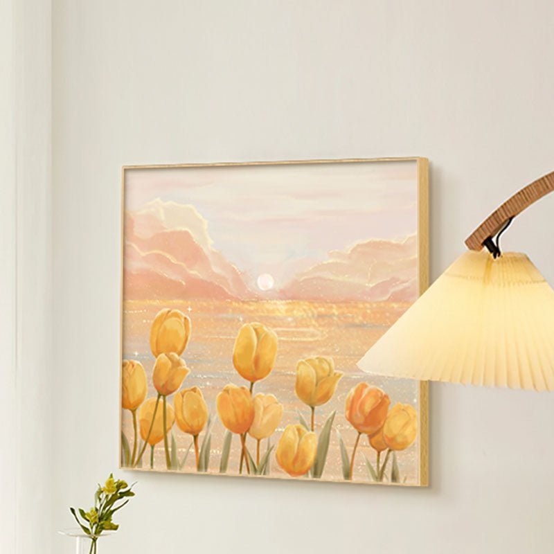 Dada Landscape Mural Wall Art, Square detail view for decor