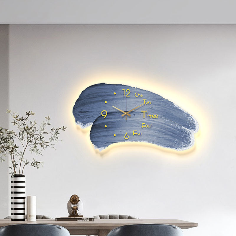 David Simple Style Clock, Without Lights detail view for modern decorative clock