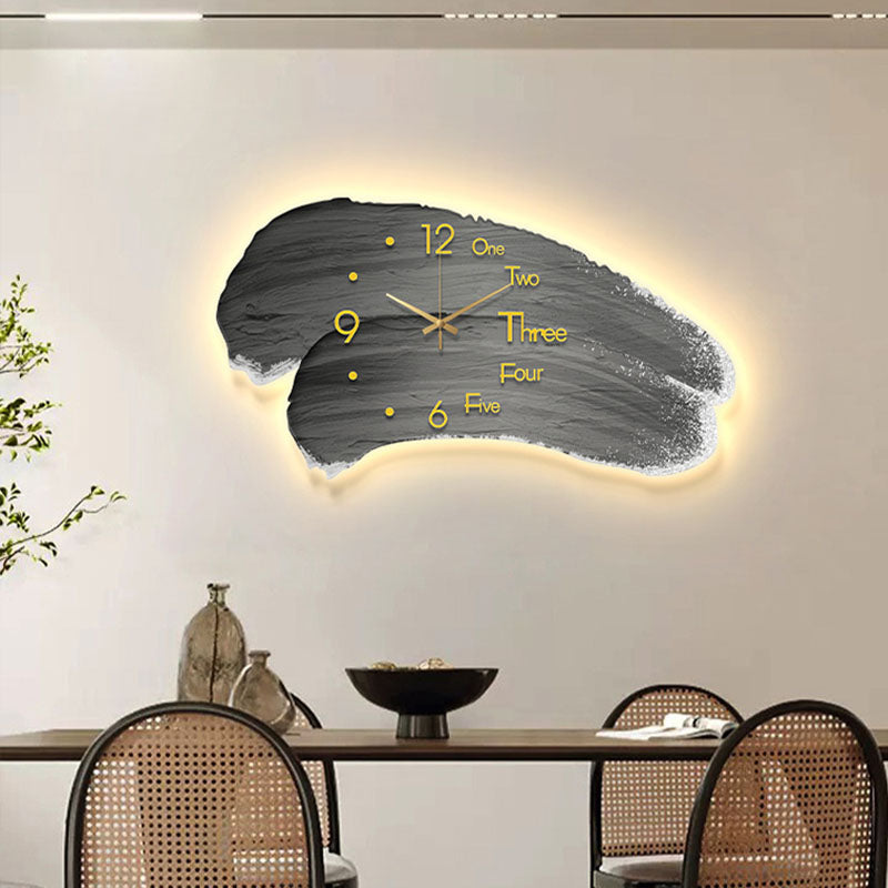 David Simple Style Clock, Without Lights - modern wall clock