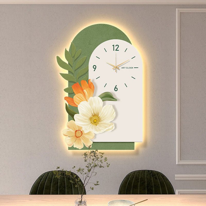 Garden Style Flower Luminous Clock-Ritconcept-Rit Concept