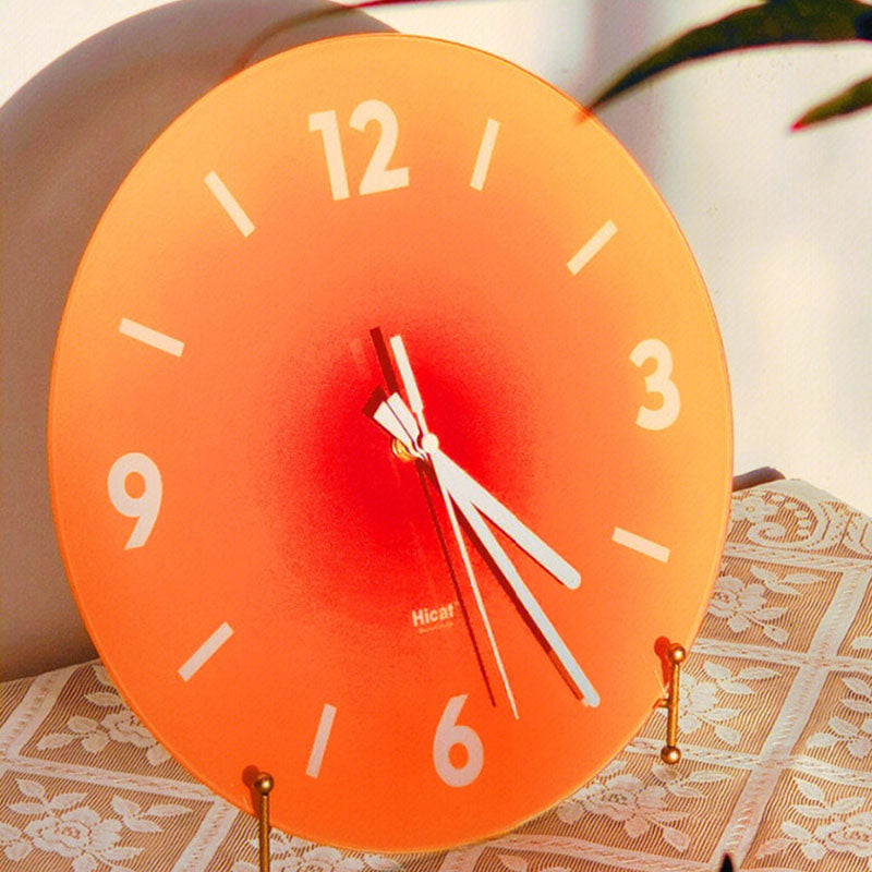 Sunset Clock detail view for modern decorative clock