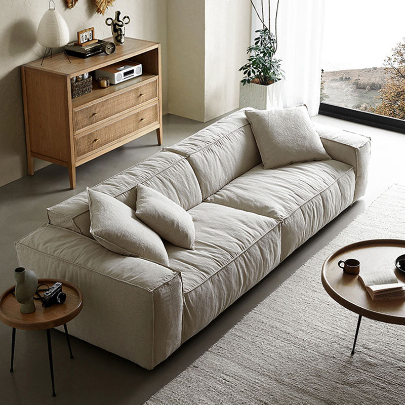 Dino Three Seater Sofa, Cotton Linen-Rit Concept-Rit Concept