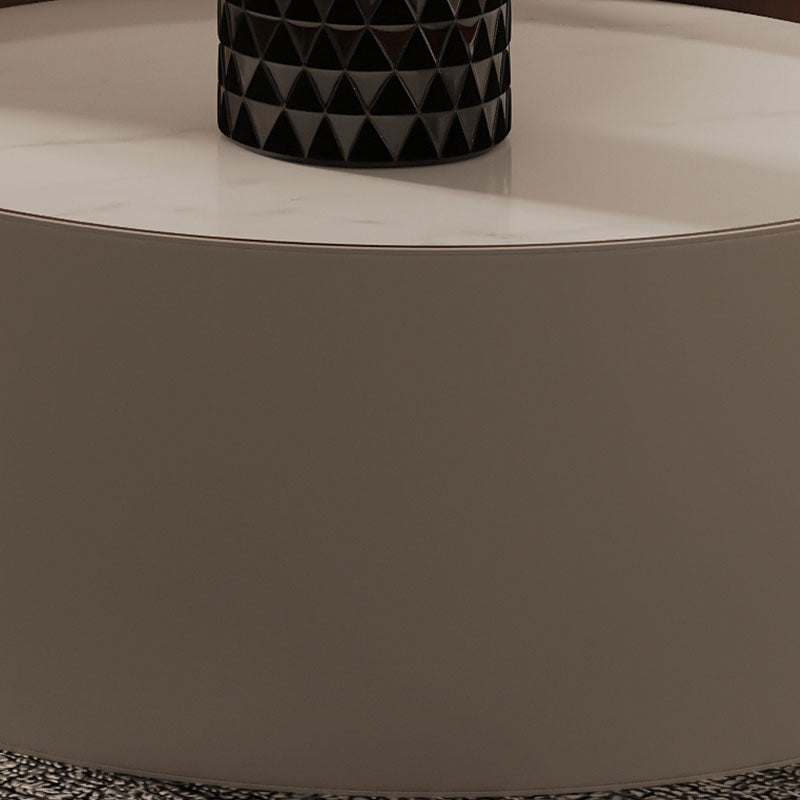 Flo Coffee Table Set, Orange & Grey styled for modern coffee table