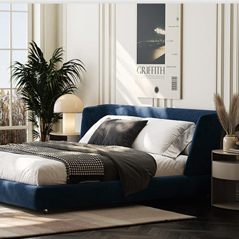 Diana King Size Bed, Super King Size Bed, Velvet - frame with storage