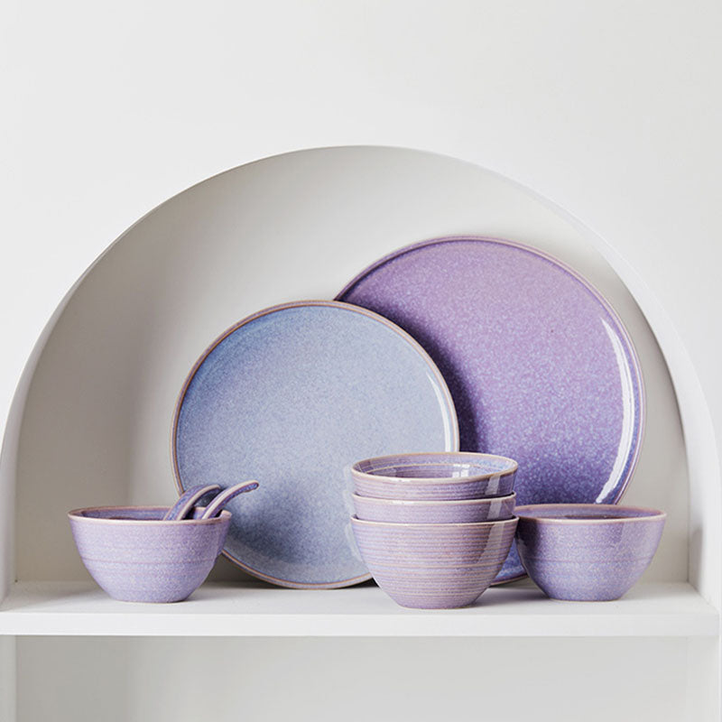 Eliana Dinner Set, Purple - Rit Concept