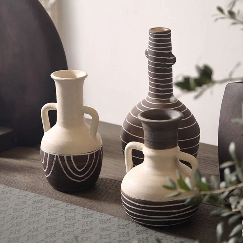 Esme Ceramic Vase styled for decor