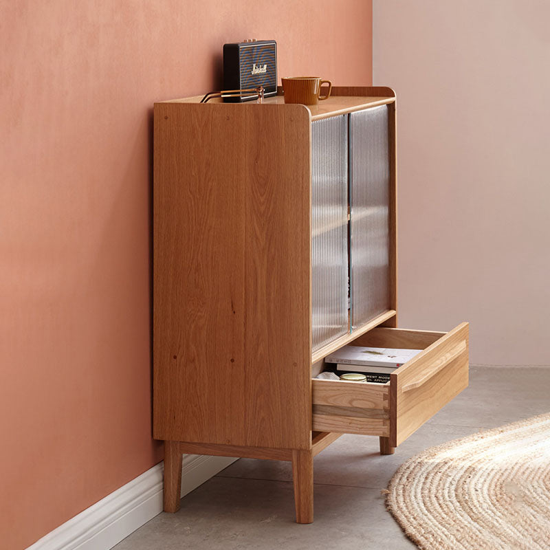 Laura Sideboard with Glass Door and Drawer, Oak - Rit Concept