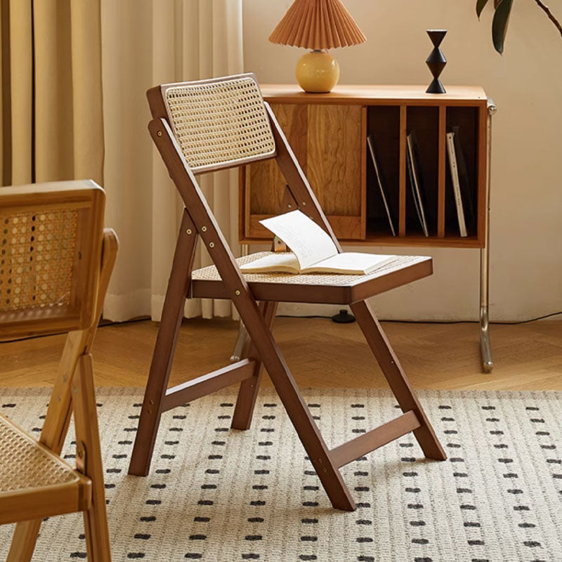 Sharon Foldable Rattan Dining Chair, Bamboo-Rit Concept-Rit Concept