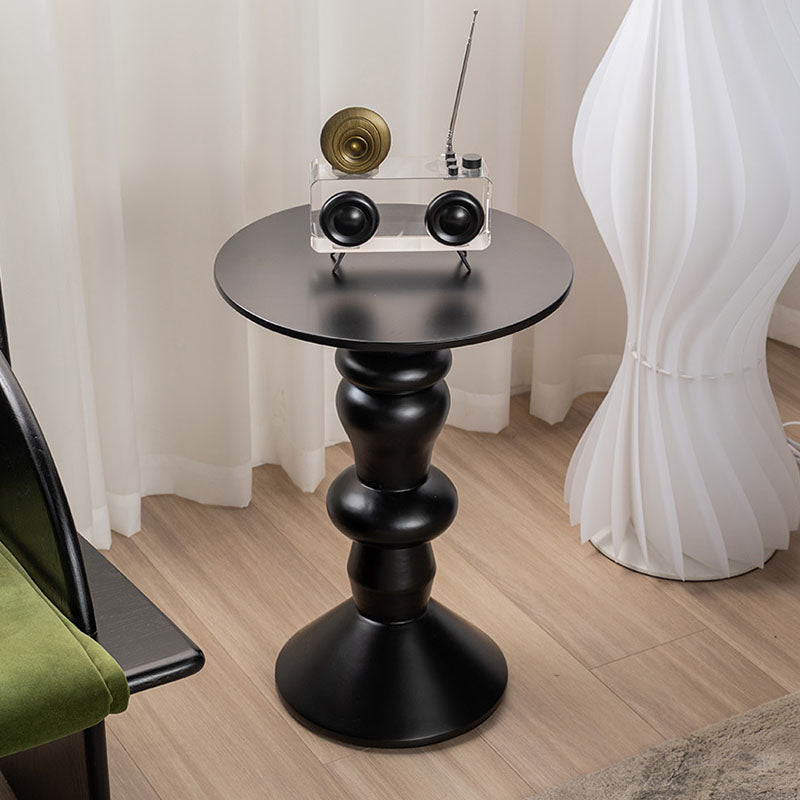 Horace Side Table, Ash wood & Black - wooden side table