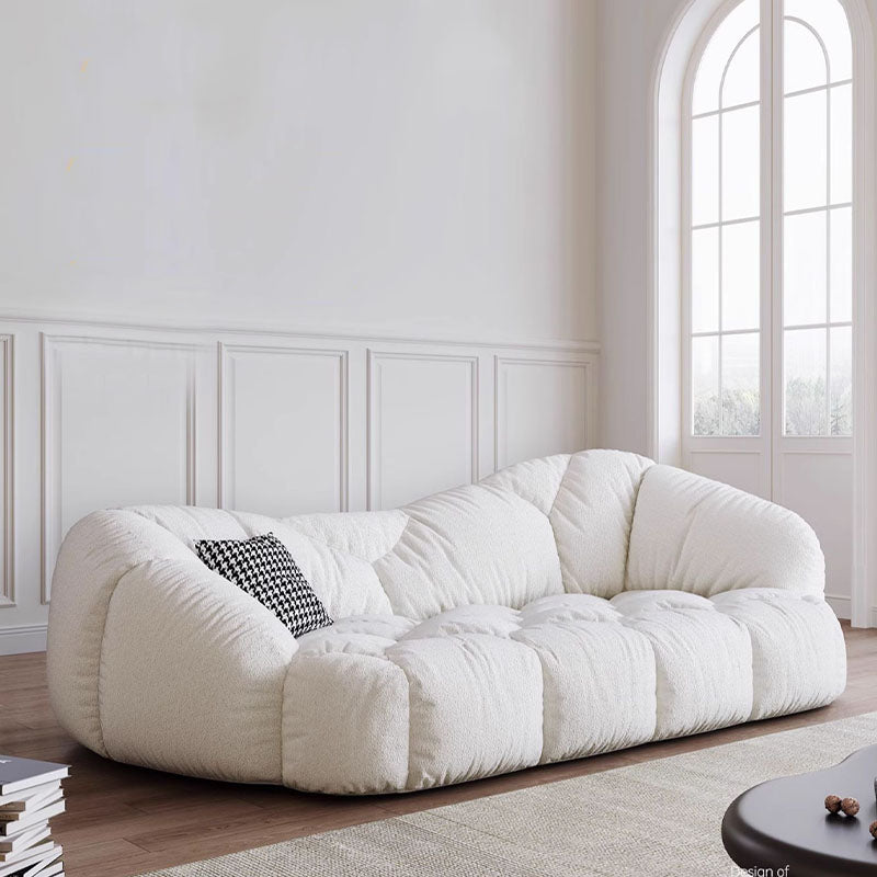 Owen Marshmallow Two Seater Sofa, OFF White, Real Leather-Rit Concept-Rit Concept