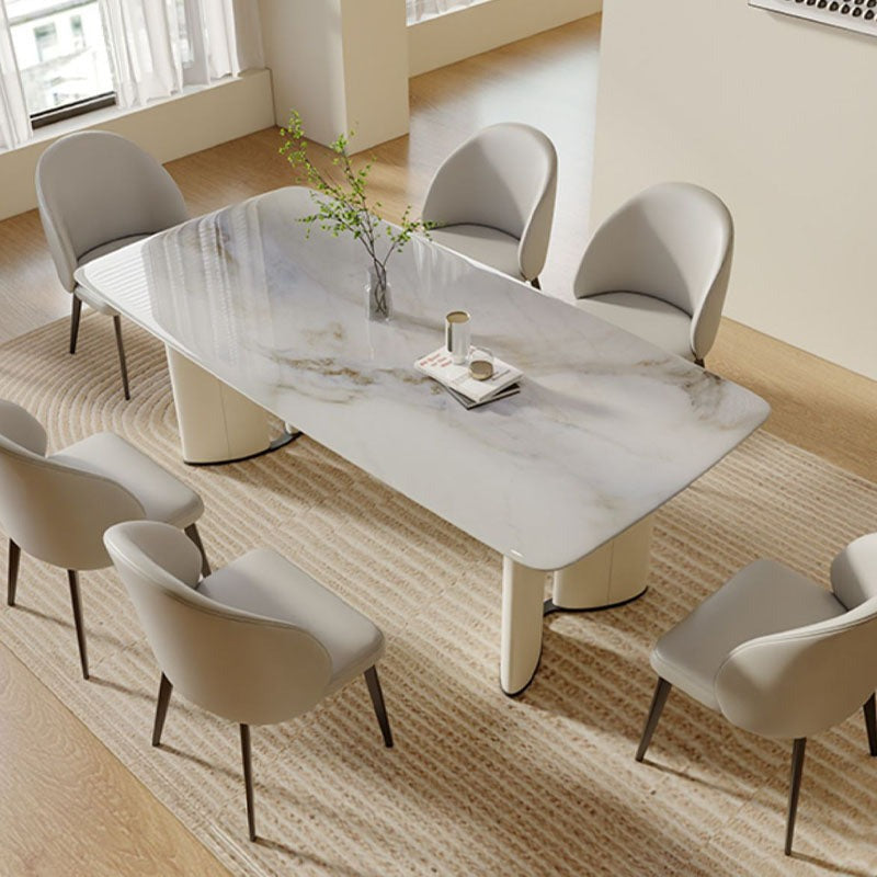 Trish Dining Table, Marble - trish marble dining table UK