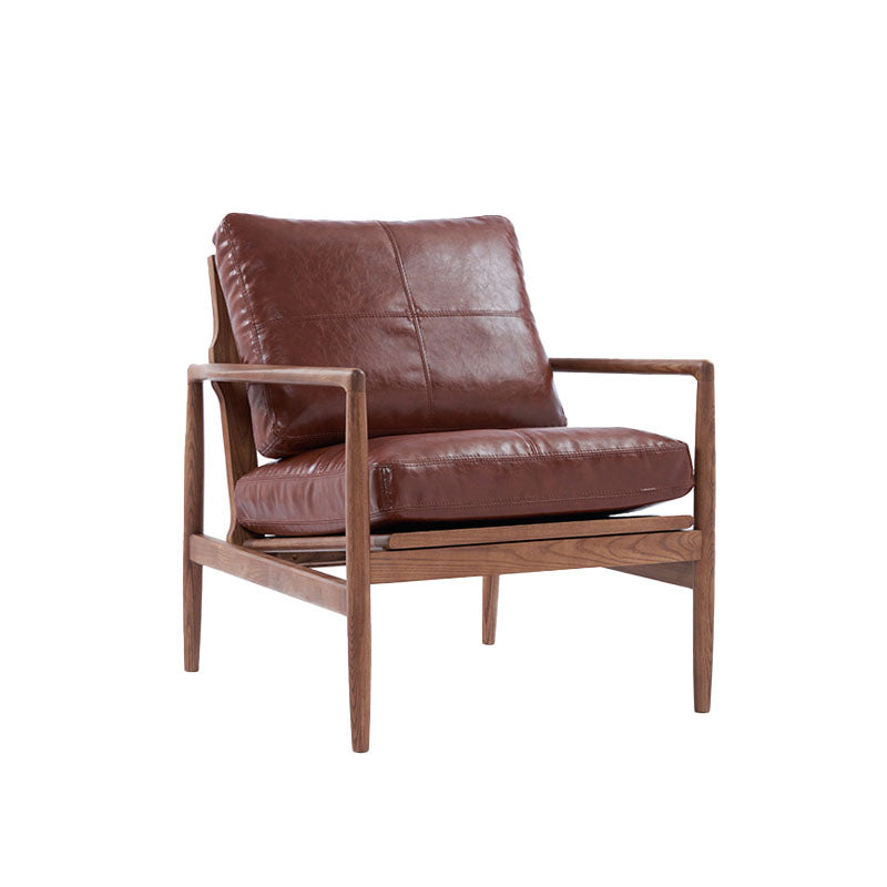 Cara BW002 Armchair, Brown - accent chair