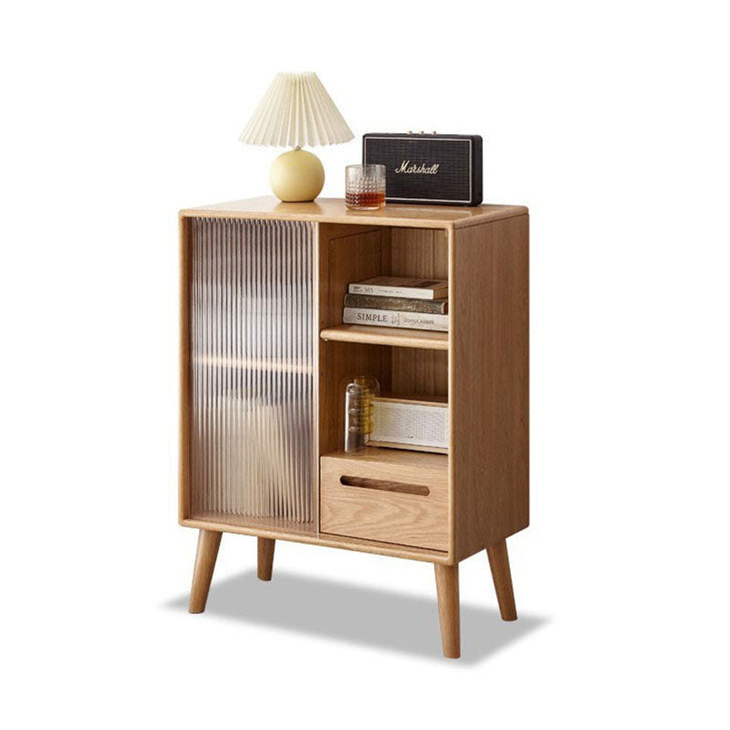 Iris Sideboard with Glass Door and Drawer, Oak - Rit Concept