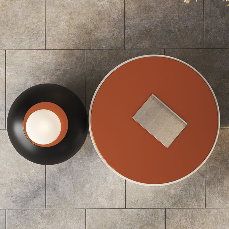 Cleo Coffee Table Set, Black & White, Glass Top-Rit Concept-Rit Concept