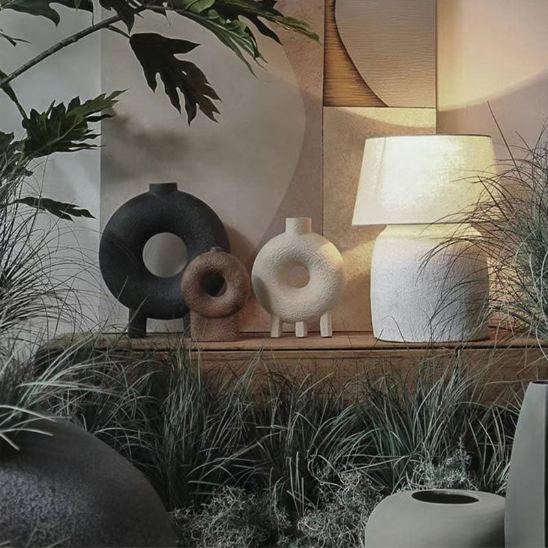 Wabi Ceramic Vase styled for decor