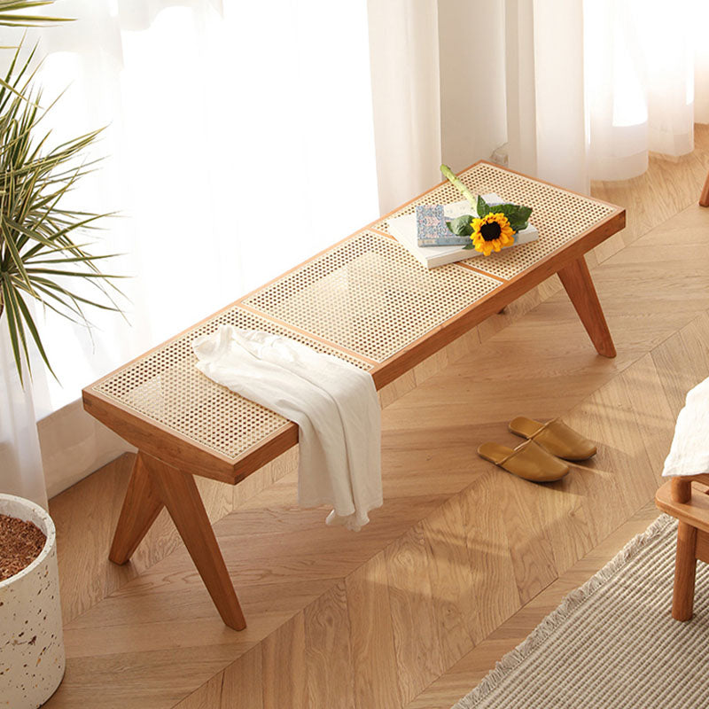 Noah Rattan Bench, Wood - Rit Concept