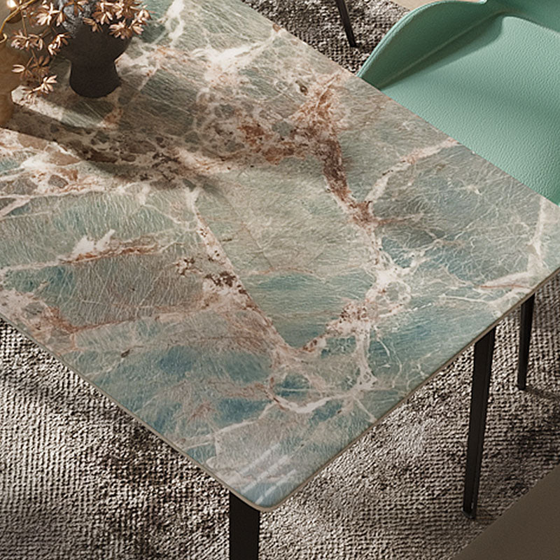 Gareth Dining Table, Marble & Carbon Steel-Rit Concept-Rit Concept