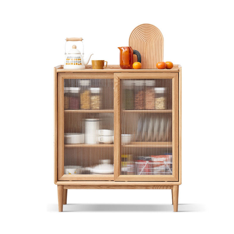 Hedda Sideboard with Glass Doors, Oak - Rit Concept
