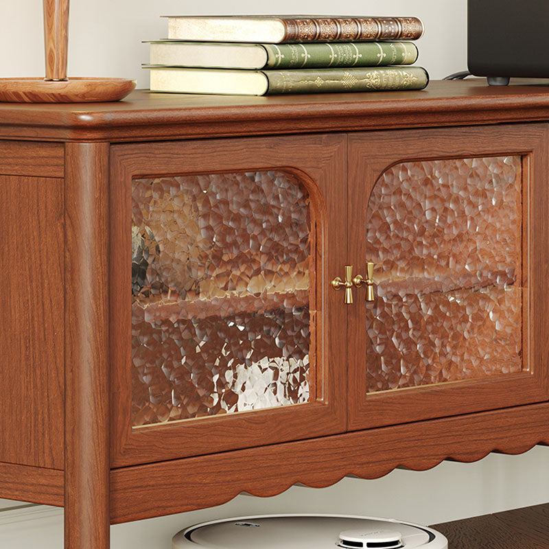 Yedda TV Stand storage detail and media unit finish