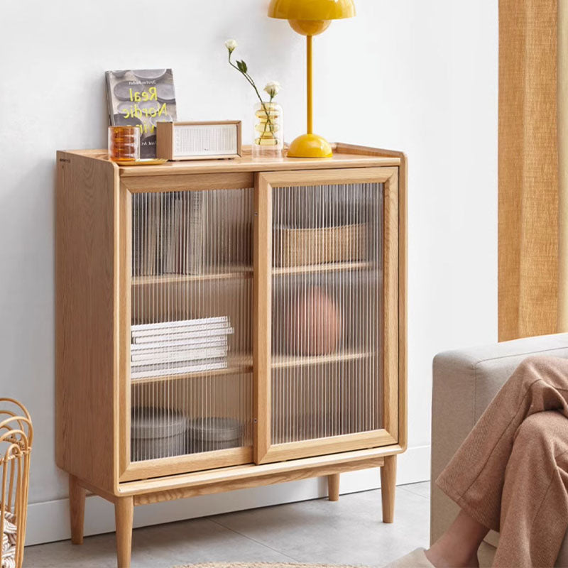 Hedda Sideboard with Glass Doors, Oak - Rit Concept