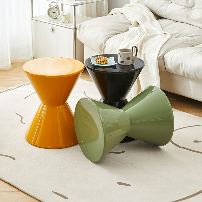 Edwin Hourglass Shoe Stool, Thickened Plastic - modern furniture UK