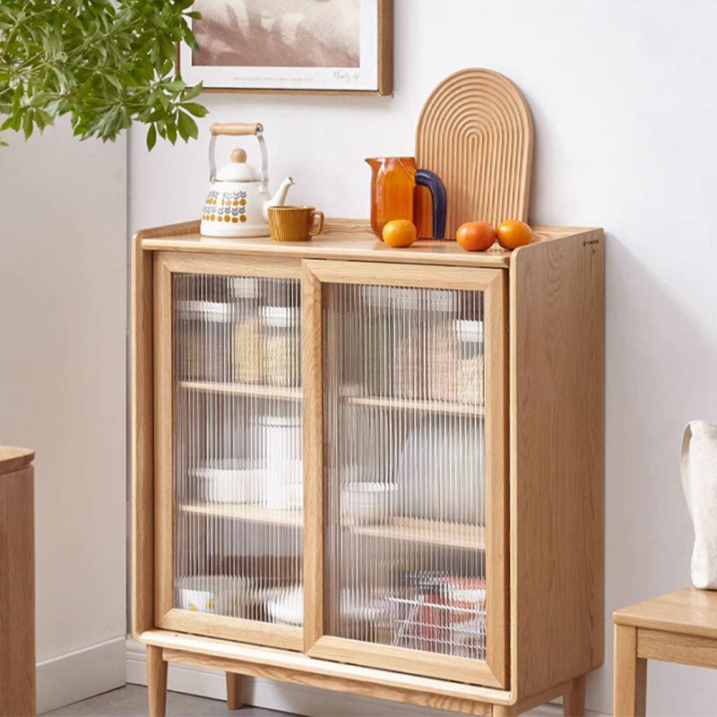 Hedda Sideboard with Glass Doors, Oak - Rit Concept