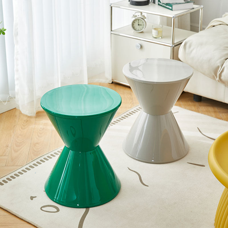 Edwin Hourglass Shoe Stool, Thickened Plastic - modern furniture UK