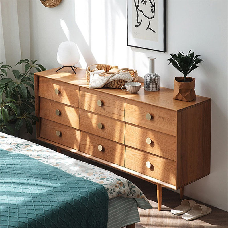 Viv Drawer Cabinet, Solid Wood styled for storage sideboard