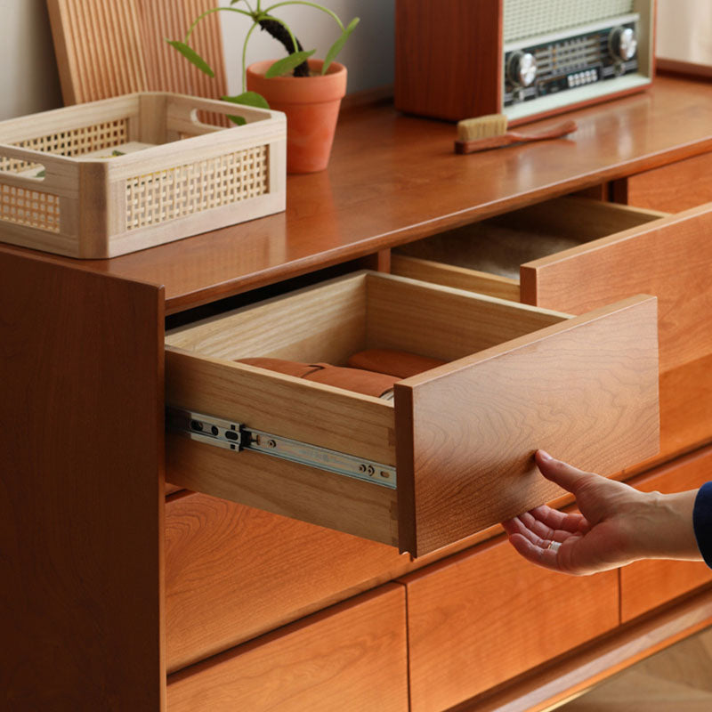 Sam Drawer Cabinet, Cherry Wood in a modern UK home