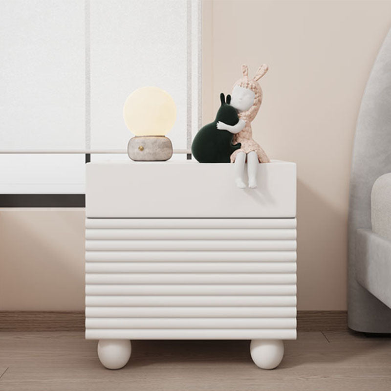 Minnie Bedside Table, Cream - minnie bedside cream bedside table UK