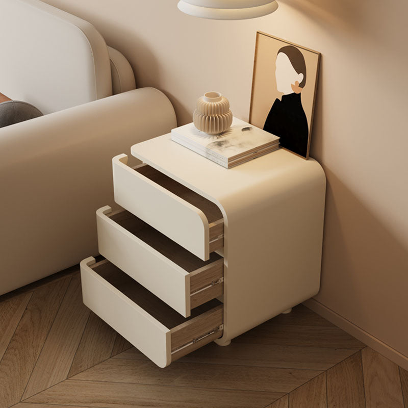 Meg Bedside Table, Cream-Rit Concept-Rit Concept
