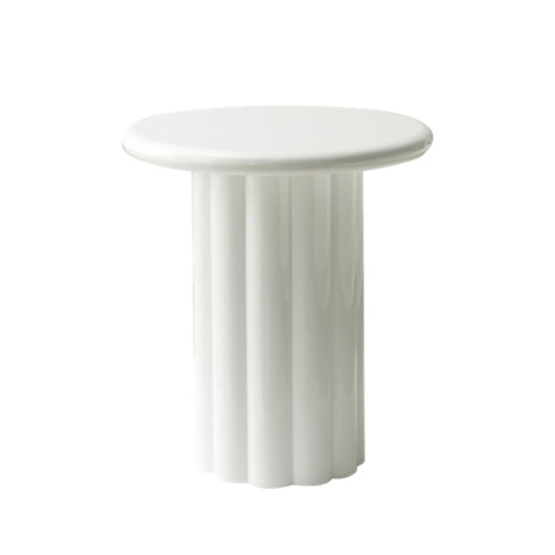 Derek Cylinder Side Table, White-Rit Concept-Rit Concept