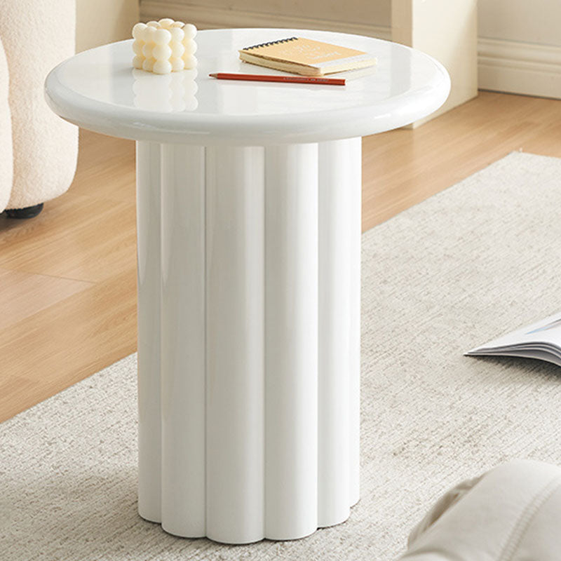 Derek Cylinder Side Table, White-Rit Concept-Rit Concept