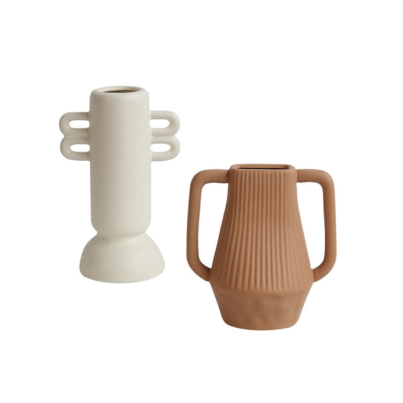 Morandi Ceramic Vase in a modern UK home