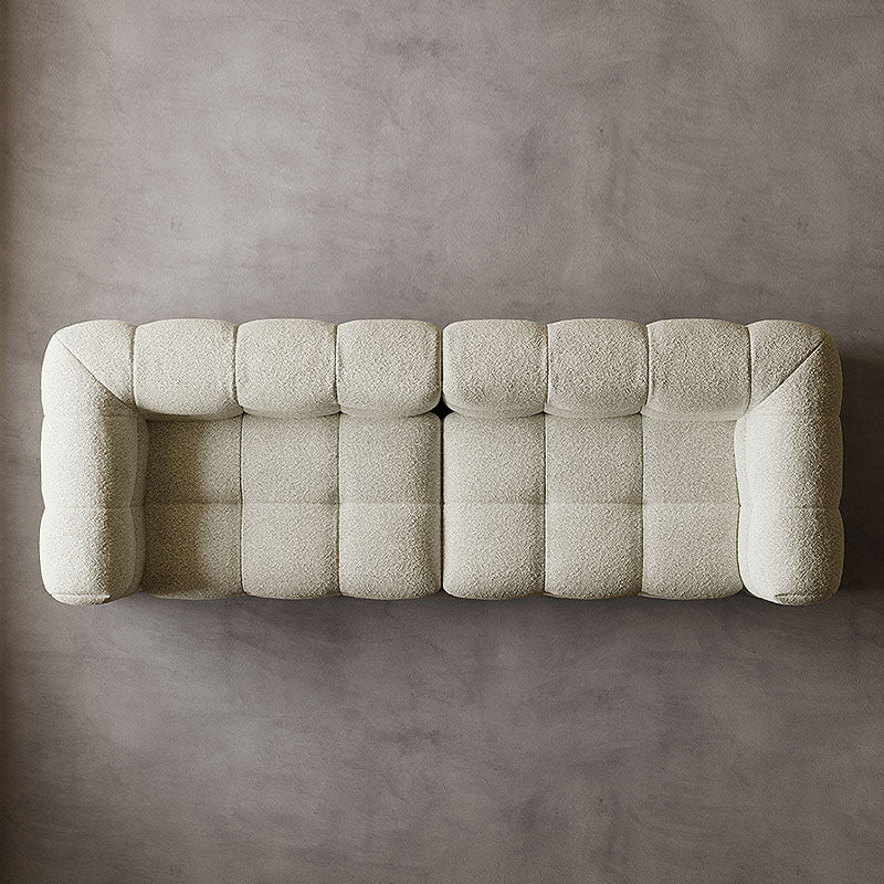Chrissie Marshmallow Two Seater Sofa, LambWool｜Rit Concept