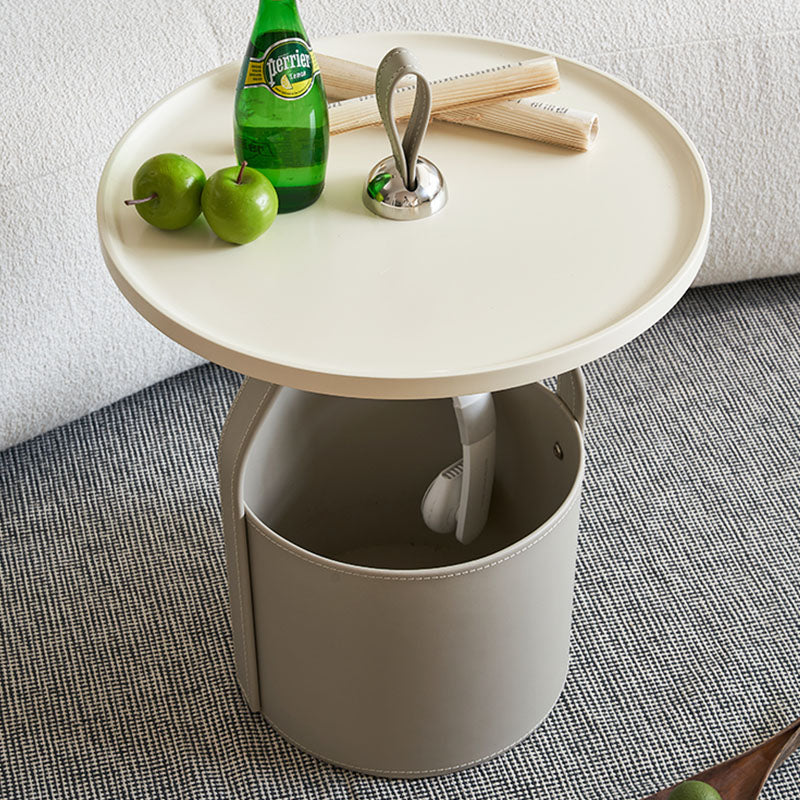Dottie Portable Side Table with a Storage Basket in a modern UK home