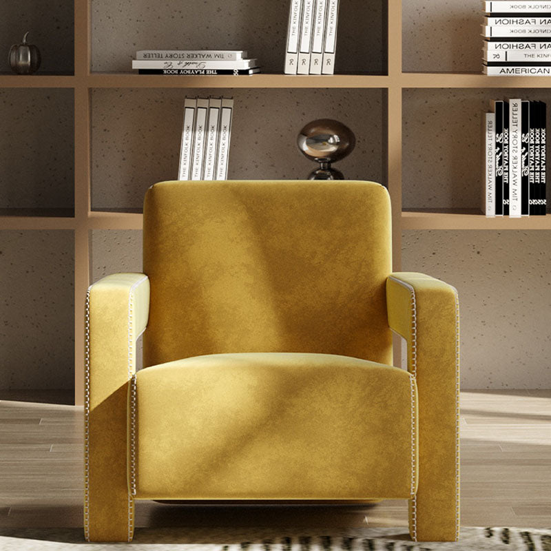 Aspasia Armchair, Yellow in a modern UK home