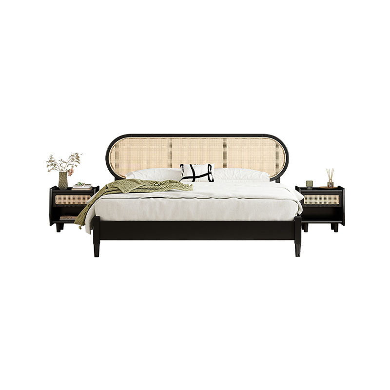 Barbara Queen Size, King Size, Super King Size Bed, Rattan in a modern UK home