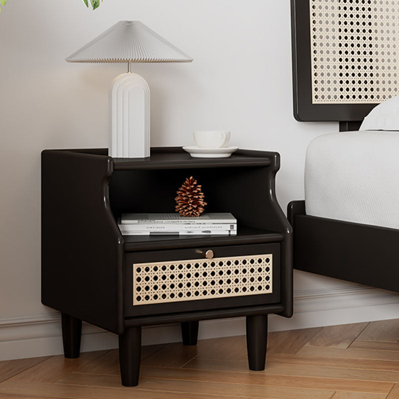 Nelson Bedside Table, Rubber Wood in a modern UK home