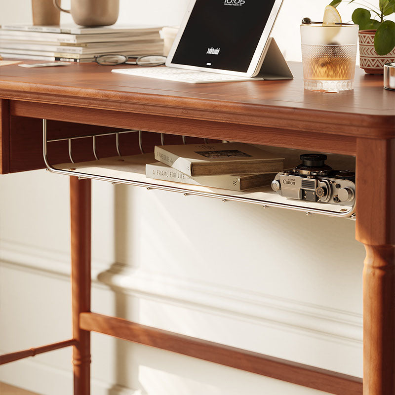 Sarah Office Desk, Cherry Wood in a modern UK home