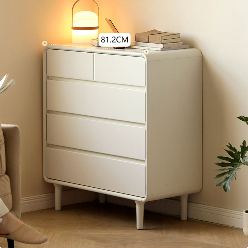 Lance Cabinet, White & Wood detail view for storage furniture for living room
