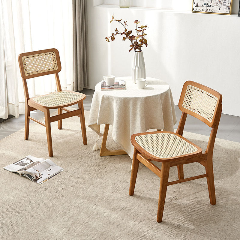 Anya Bar Stool, Rattan & Solid Wood detail view for armchair for dining room