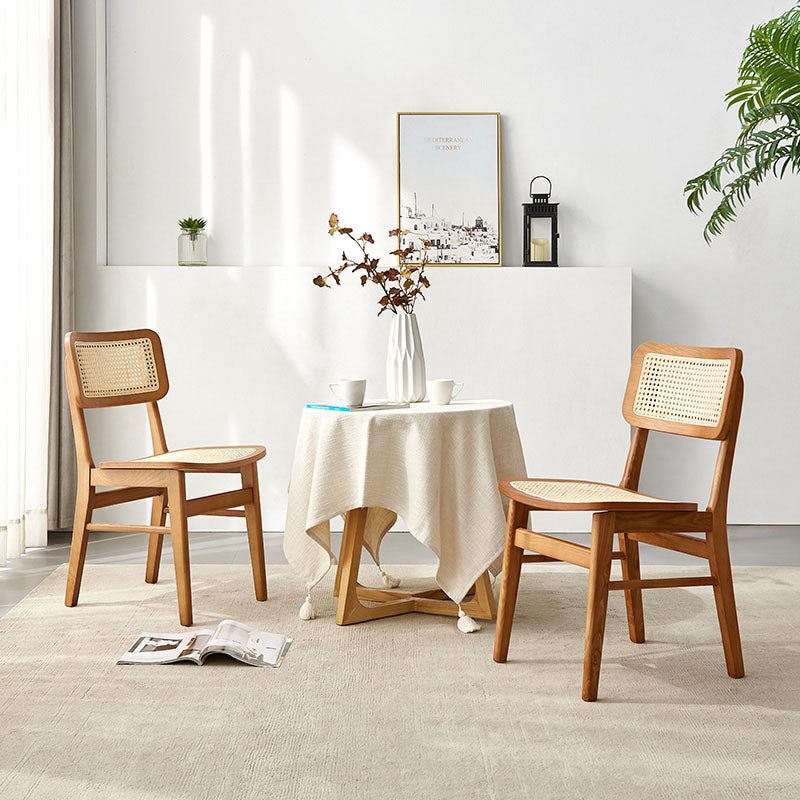 Anya Bar Stool, Rattan & Solid Wood in a modern UK home