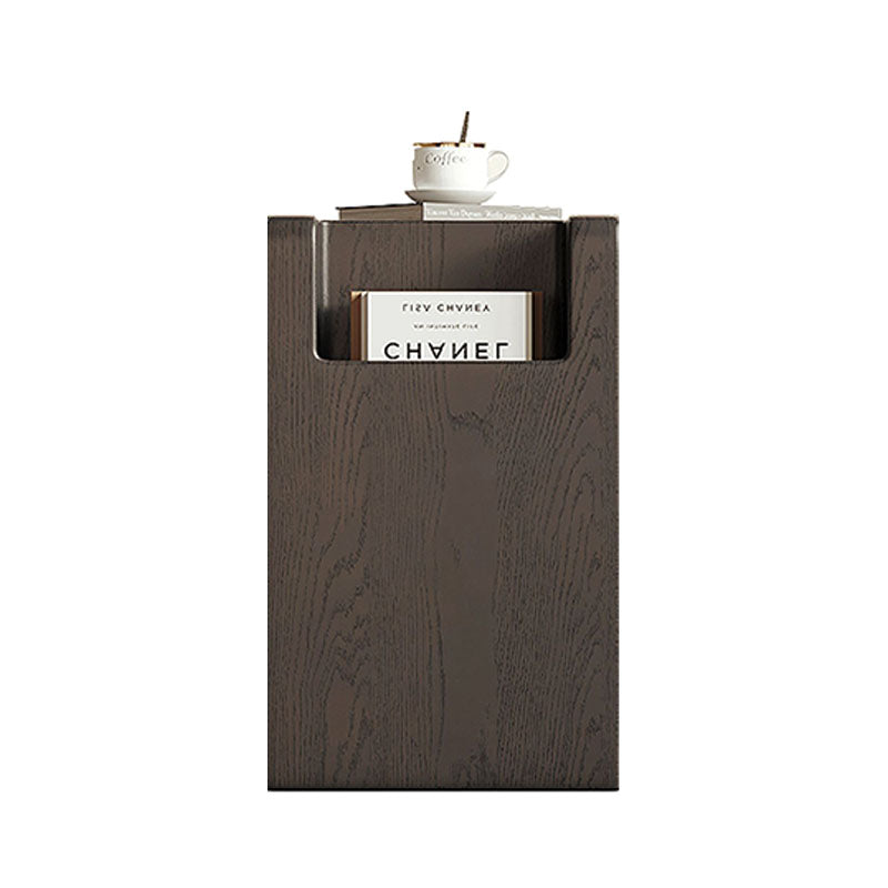 Rodge Side Table with Book Storage, Wood styled for wooden side table