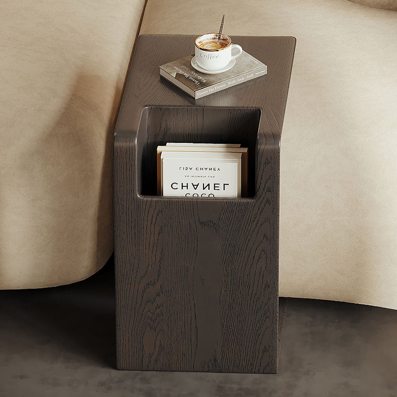 Rodge Side Table with Book Storage, Wood in a modern UK home