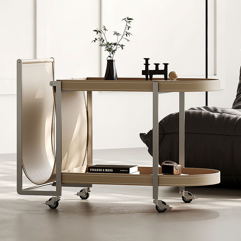 Edna Side Table, Trolley styled for kitchen storage cart